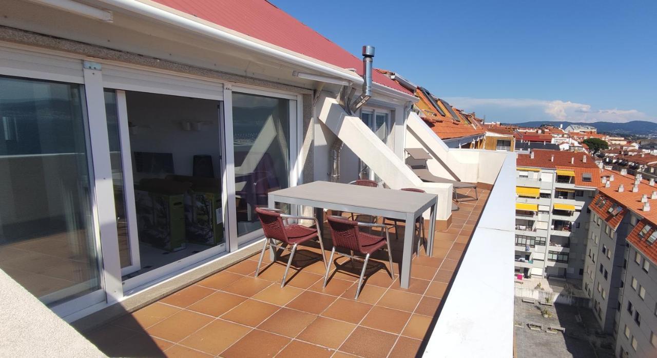 Apartamento Ático con amplia terraza y espectaculares vistas Sanxenxo Exterior foto