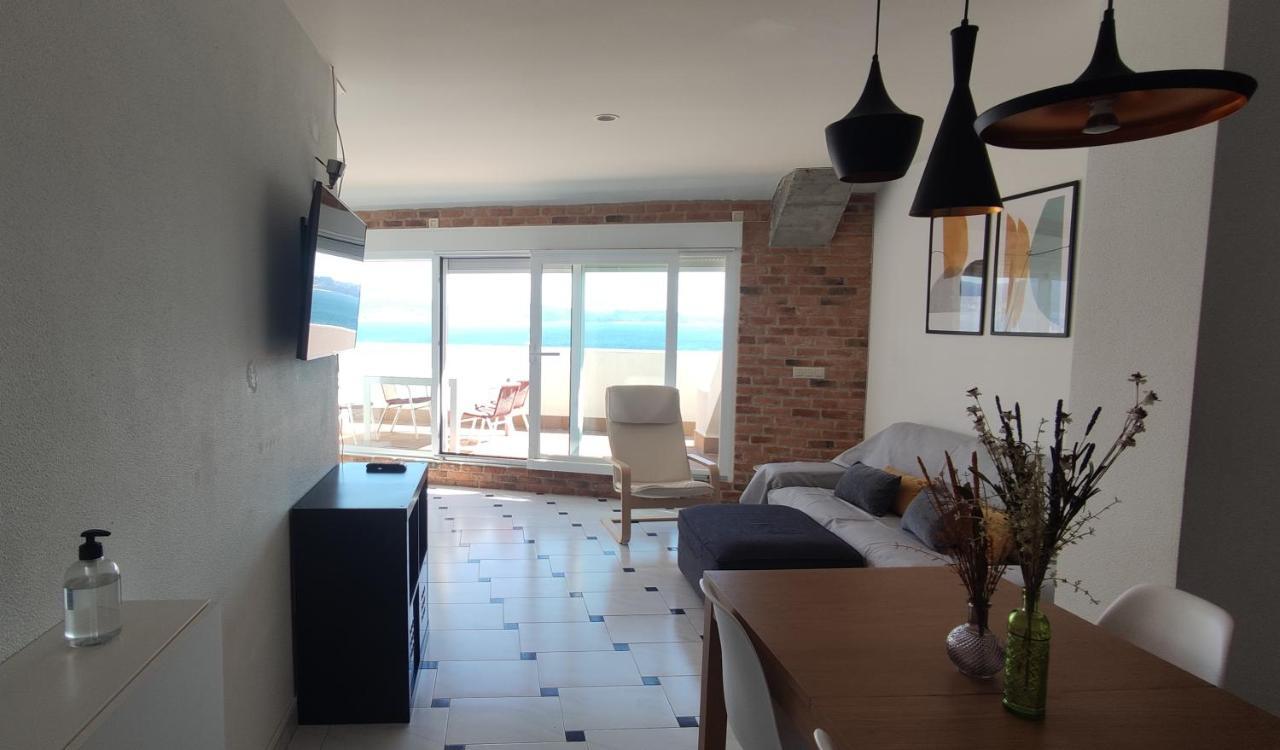 Apartamento Ático con amplia terraza y espectaculares vistas Sanxenxo Exterior foto